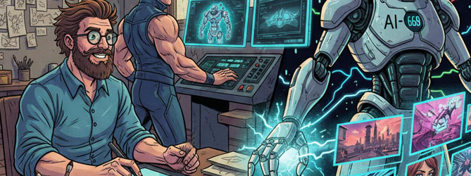 AI kontra grafik 3D i ilustrator – czy sztuczna inteligencja zastąpi freelancera?